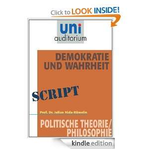 Demokratie und Wahrheit Politische Theorie / Philosophie (German 