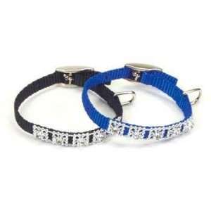  Coastal Pet Products Nylon Jewel Collar XXS 5/16 Inch Blue 