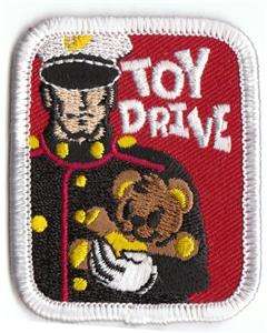   Cub TOY DRIVE SOLDIER Fund Patches Crests Badges SCOUTS GUIDES  