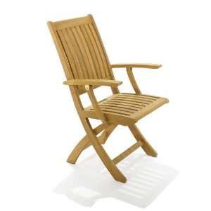   Barbuda Premium Teak Folding Side Chair with Arms: Everything Else
