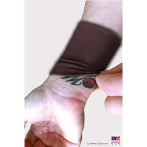 Tattoo Cover Up  Ink Armor Wrist 3 in. Cover Tattoo Sleeve Brown Town 