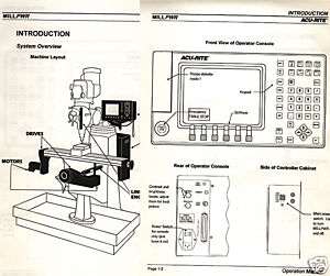 Acu Rite MillPwr 3 Axis Operation & Programming Manual  