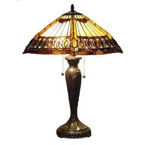  1908 Studios Amberjack Tiffany Table Lamp