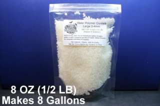 2lbs Water Absorbing Polymer Crystals Gel Soil Moist Medium/Large 