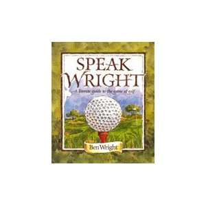  SPEAK WRIGHT   Book: Sports & Outdoors