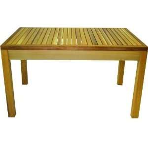   Red Cedar Table Size 31 x 51, Finish Indoor Use Lacquer Patio
