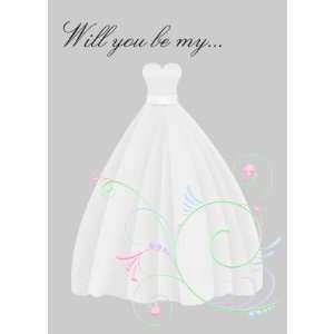  Be My Bridesmaid or Maid of Honor Card Health & Personal 