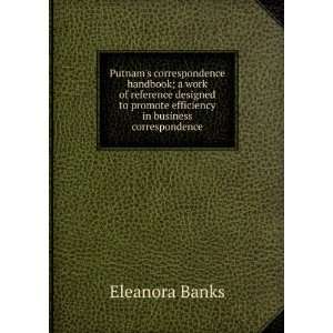   promote efficiency in business correspondence: Eleanora Banks: Books