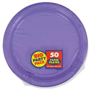    New Purple Big Party Pack   Dessert Plates (60 count) Toys & Games