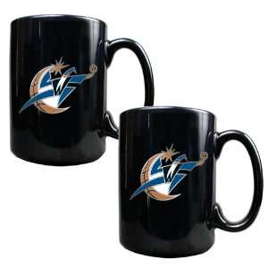   Wizards 2 Piece Matching NBA Ceramic Coffee Mug Set