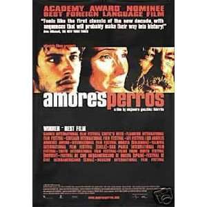  Amores Perros Double Sided 27x40 Original Movie Poster 