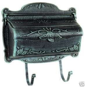 Floral Horizontal Wall Mount Mailbox Residential New  