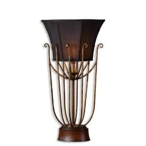 Uttermost 31 Inch Dolina Lamp In Curled Metal Cage Finished In 