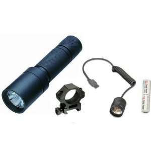 Tactical Xenon Hand held Flashlight Light+Remote Pressure Switch+Rifle 
