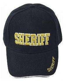GREEN OR BLACK SHERIFF EMBROIDERED HAT ball cap cop A21  