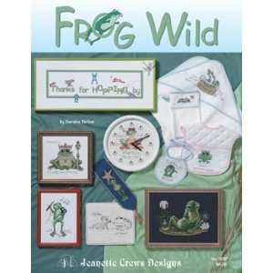  Frog Wild   Cross Stitch Pattern Arts, Crafts & Sewing