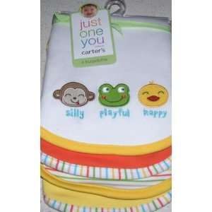  Carters Just One You Burp Cloths set 4 Baby