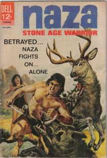 Naza Stone Age Warrior #3, Dell Comic Book 1964 FINE+  