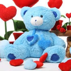  Shorty Hugs 36 Cuddly Blue Love Teddy Bear Toys & Games