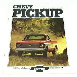  1974 74 Chevrolet CHEVY PICKUP TRUCK BROCHURE C10 K20 