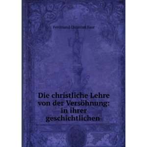   (German Edition) (9785874758547) Ferdinand Christian Baur Books