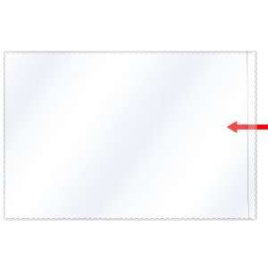   Mat Covers   4 pack   13 ¼ x 20   Durable Clear Plastic   SPLC4