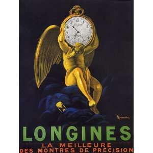  WATCH LONGINES ANGEL SMALL VINTAGE POSTER REPRO: Home 