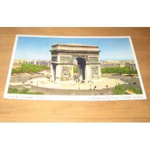  Vintage Arc de Triomphe Paris Postcard TWA Airline 