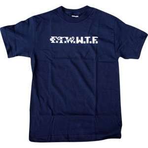  Skate Mental T Shirt Ftw Wtf [Small] Navy Sports 