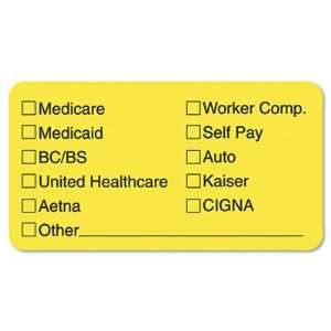  Labels for Insurance List 3 1/4 x 1 3/4 Fluor Electronics