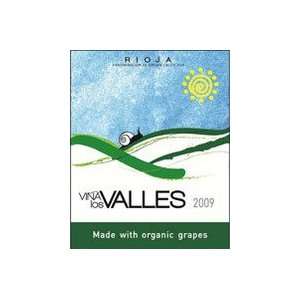  Vina Las Valles Rioja Organic 2009 Grocery & Gourmet Food