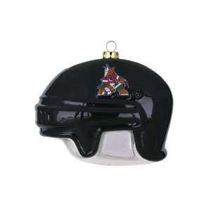  BSS   Phoenix Coyotes NHL Glass Hockey Helmet Ornament (3 