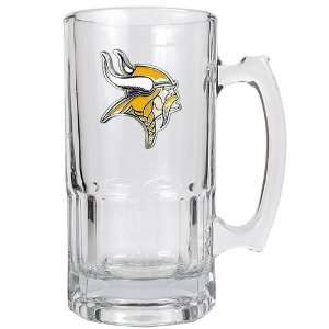  Minnesota Vikings NFL 32oz Beer Mug Glass: Kitchen 