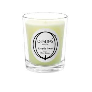  Qualitas Beeswax 6 1/2 Ounce Candle, Spansih Moss Scented 