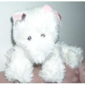  VICTORIA SECRETS WHITE PLUSH DOG WITH PLAID JACKET Toys 