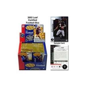  Leaf 2002 NFL Leaf Certified Box of Unopened Cards: Sports 