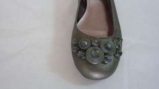 Alfani NATALIE Pewter Ornamental Toe Flat Pump Womens Shoe Size 7 M $ 