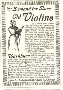 1896 m ad lyon healy rare old violins  