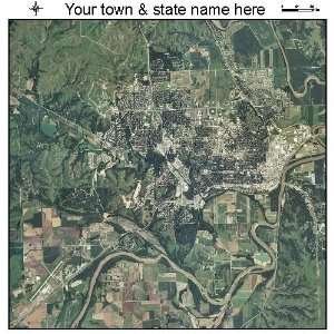   Aerial Photography Map of Manhattan, Kansas 2010 KS 