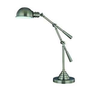   LS 20918AB Damek Metal Table Lamp, Antique Brass: Home Improvement