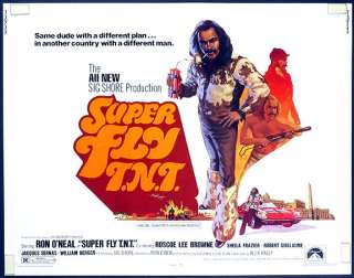 Original 1973 SUPER FLY T.N.T. 22x28 HS Movie Poster  