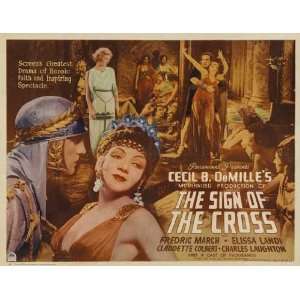  The Sign of the Cross Poster Movie E 11 x 14 Inches   28cm 