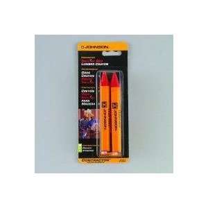  Johnson Level 3502R Red Lumber Crayon   2 Pack