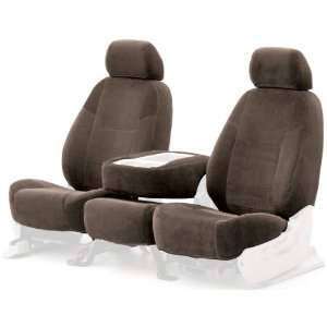   Custom Fit Front Bucket Seat Cover   Velour Fabric , Taupe Automotive