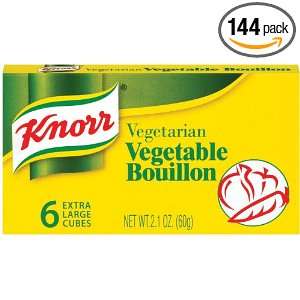 Knorr Bouillon, Vegetarian Vegetable, Extra Large Cubes, 6 Count 