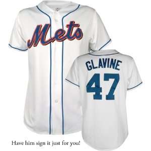  Tom Glavine New York Mets Personalized Autographed Jersey 
