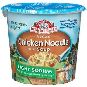 Dr. McDougalls Right Foods Vegan Chicken Flavor Noodle Soup, Light 