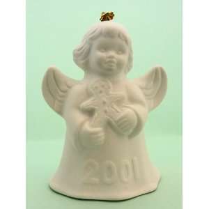  2001 Goebel Annual Angel Bell   White 