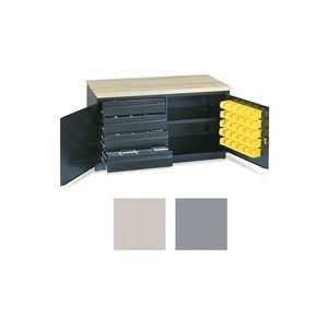  Vari Tuff Work Bench/Cabinet Combo   Light Gray   5 
