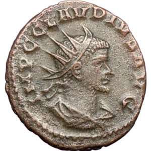 CLAUDIUS II Gothicus 269AD Authentic Rare Ancient Roman Coin Isis w 